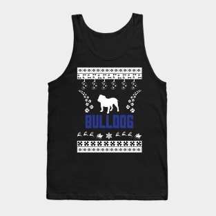 Merry Christmas BULLDOG Tank Top